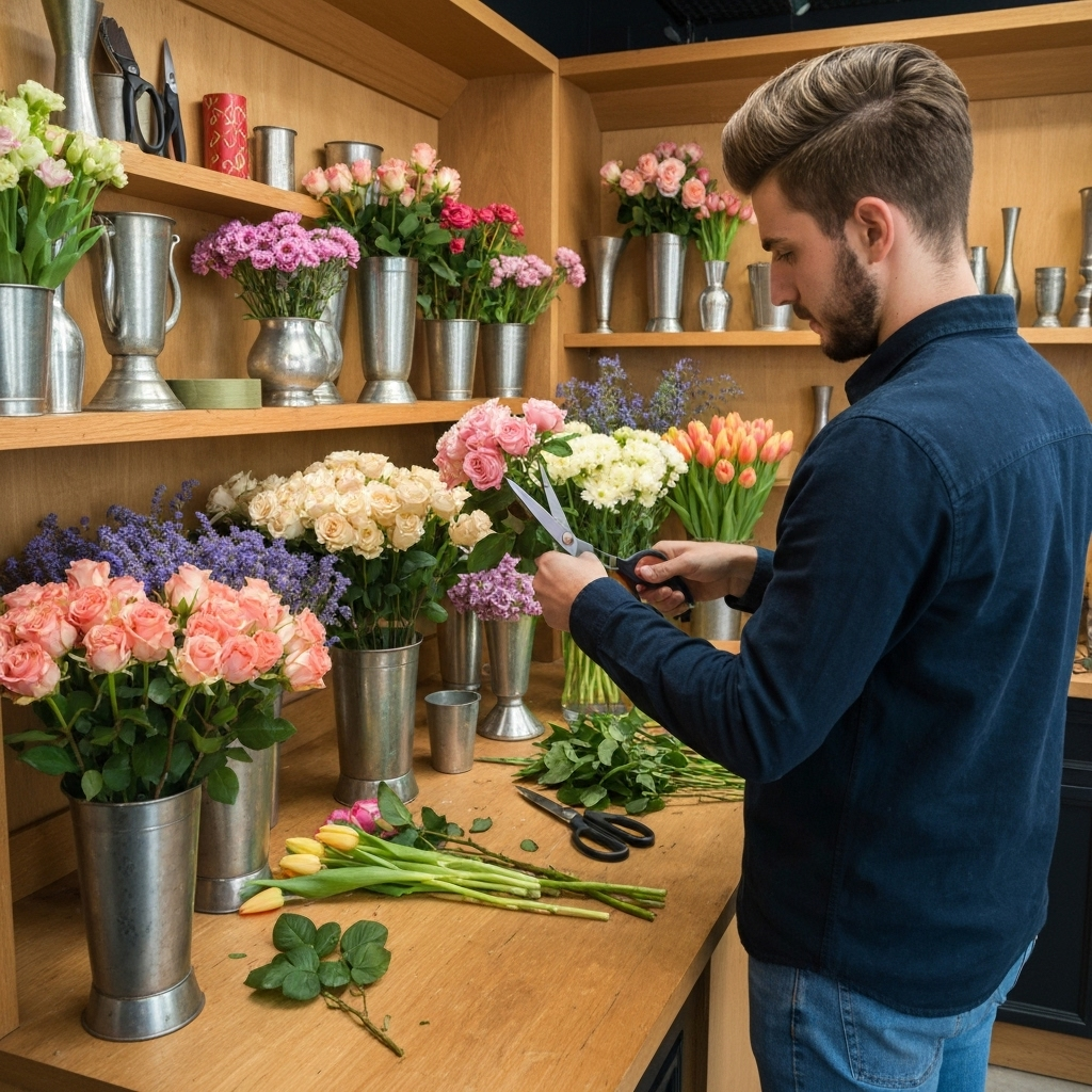 Walk-In Flower Bar